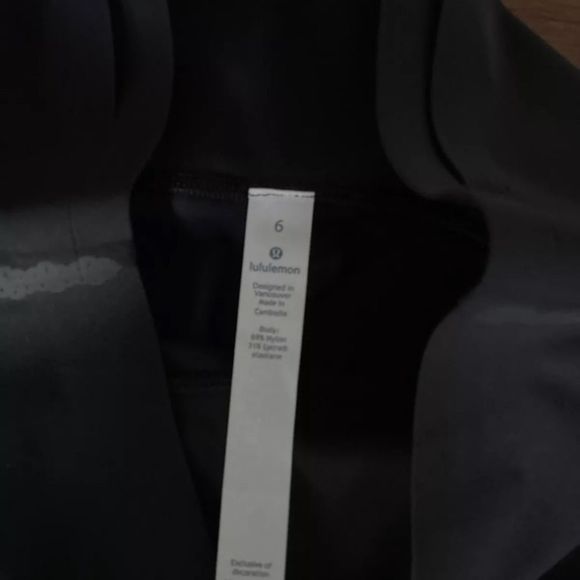 Lululemon Stop Drop & Squat Tight 28” Luxtreme High Rise HR Pant 6 Black VEUC - Picture 7 of 12